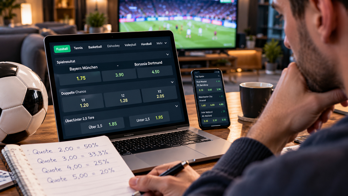 Sportwetten-Quoten und Wahrscheinlichkeiten verstehen