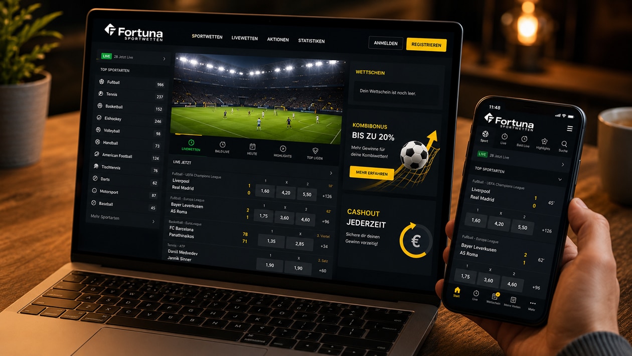 FortunaBet.at - Online Wetten in Österreich, Bonus, Wettangebot uvm.