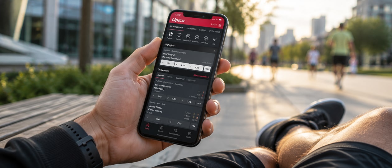 Tipico App für mobile Sportwetten