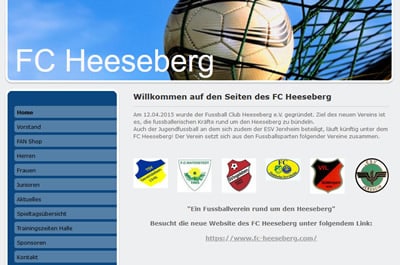 FC Heeseberg Webseite