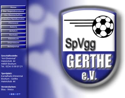SpVgg Gerthe Webseite