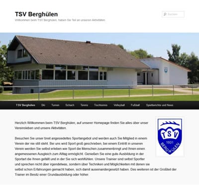 TSV Berghülen Webseite